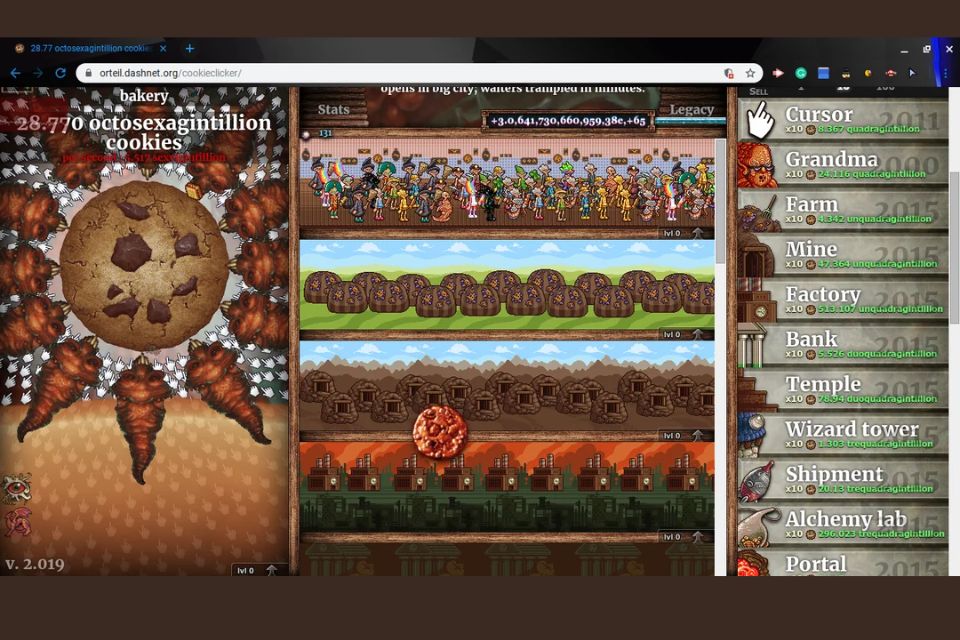 Open Sesame Cookie Clicker